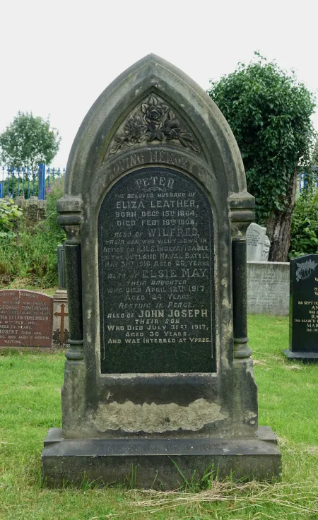 The gravestone