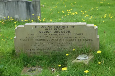The gravestone