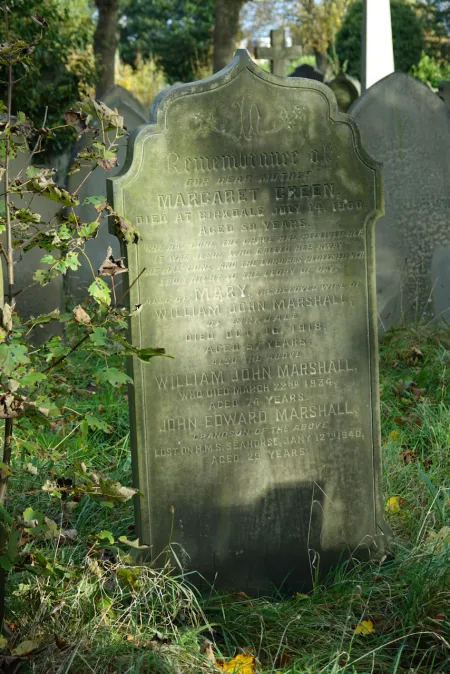 The gravestone