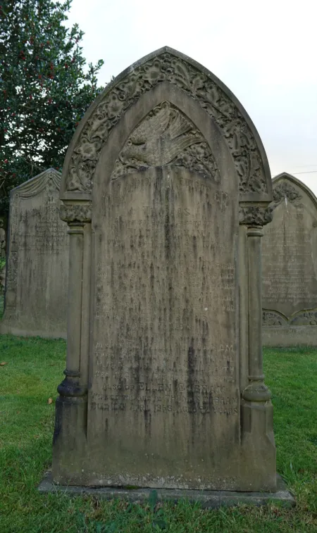 The gravestone