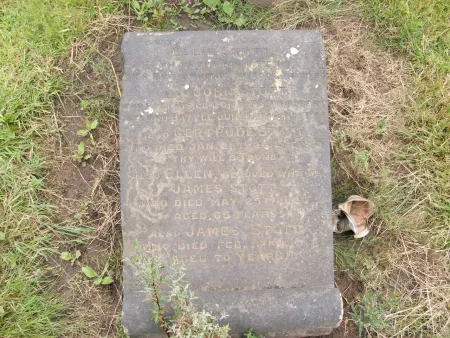 The gravestone