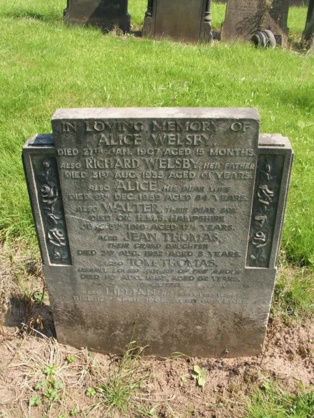 The gravestone