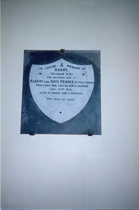Harry Pearce plaque