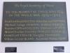 Memorial Plaque