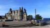 Buckie War Memorial - in sunny weather.