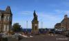 Buckie War Memorial - in sunny weather.