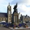 Buckie War Memorial - in sunny weather.