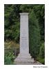 Stone pillar showing names