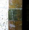 2nd Lt C L Teape Replica battlefield cross brass plate 