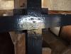 Capt R C Partridge battlefield cross close view of Capt C Dalgish name on back 