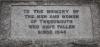 Post 1945 dedication