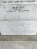 Tablet commemorating Colonel Doughty-Wylie at base of cross