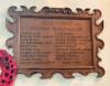 Haughton le Skerne St Andrews church WW2 wooden plaque
