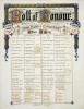 Illustrated Roll of Honour in frame