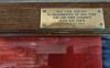 Plaque remembering the ship and ships company