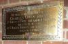 Brass plaque