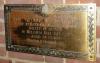 Brass plaque