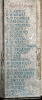 Oxshott WW1 list of names
