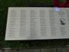 WW1 memorial board