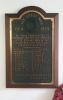 Burgh Castle WW1 plaque