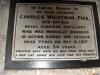 Memorial plaque