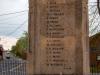 Ludgershall memorial cross. World war one, second names panel.