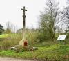 Cross with information board