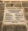 Names inscribed on paving stone