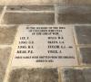 Names inscribed on paving stone