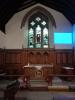 Image showing memorial and stain glass window