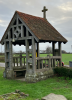 Memorial gate from the churchyard 