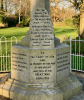 Main inscription and names from WW1 & WW2