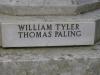 Names inscribed on the war memorial