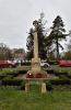 Harston war memorial in context looking at face 3