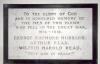 Barham WW1 tablet detail