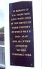 Dedication plaque