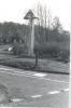 Road junction and cross.