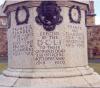 Plinth inscription