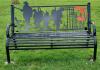 Nearby bench