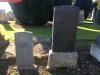 Granite family gravestone & CWGC gravestone