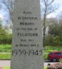 Fulbourn - Cross, WW2 inscription