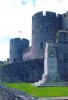 Memorial and castle.