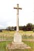 Cross with names on its base.