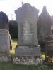 Polished granite family gravestone