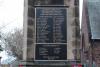 Willaston memorial, close up of names.