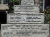 Axbridge War Memorial - inscriptions and names.