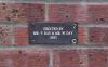 Rear plaque
