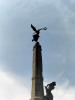Statue depicting Victory allegory on a plinth.
