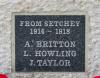 Face 1 1914-1918 tablet detail