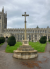 Memorial Cross in front of Church